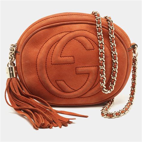 gucci brown disco bag|gucci soho disco discount.